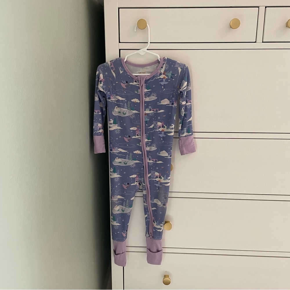 Little Sleepies Fairytale Zip Pajamas 12-18 Months